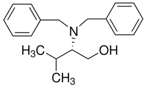 (S)-2-(N,N-Dibenzylamino)-3-methylbutanol — chemical structure, CAS 111060-54-9; Chemical Synthesis, fine chemical supplied by Tech Serve Solutions