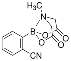 2-Cyanophenylboronic acid MIDA ester (C12H11BN2O4) — chemical structure, CAS 1257739-16-4; Chemical Synthesis, fine chemical supplied by Tech Serve Solutions