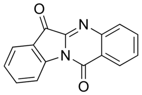 Tryptanthrin (C15H8N2O2) — chemical structure, CAS 13220-57-0; Cell Biology, fine chemical supplied by Tech Serve Solutions