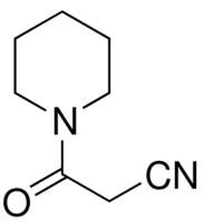 1-Cyanoacetylpiperidine (C8H12N2O) — chemical structure, CAS 15029-30-8; Chemical Synthesis, fine chemical supplied by Tech Serve Solutions