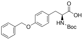 Boc-Tyr(Bzl)-OH — chemical structure, CAS 2130-96-3; Chemical Synthesis, fine chemical supplied by Tech Serve Solutions