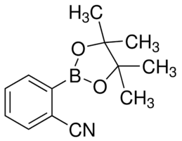 2-Cyanophenylboronic acid pinacol ester (C13H16BNO2) — chemical structure, CAS 214360-48-2; Chemical Synthesis, fine chemical supplied by Tech Serve Solutions