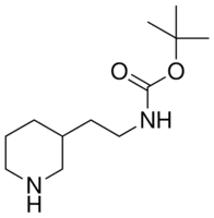 tert-Butyl (2-piperidin-3-ylethyl)carbamate (C12H24N2O2) — chemical structure, CAS 215305-98-9; Chemical Synthesis, fine chemical supplied by Tech Serve Solutions