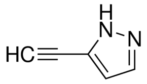 5-ethynyl-1H-pyrazole (C5H4N2) — chemical structure, CAS 23486-70-6; Heterocyclic Building Blocks, fine chemical supplied by Tech Serve Solutions