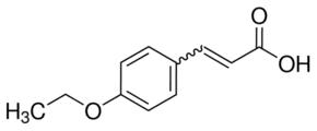 4-Ethoxycinnamic acid, predominantly trans — chemical structure, CAS 2373-79-7; Chemical Synthesis, fine chemical supplied by Tech Serve Solutions