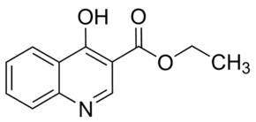 4-Hydroxyquinoline-3-carboxylic acid ethyl ester (C12H11NO3) — chemical structure, CAS 26892-90-0; Heterocyclic Building Blocks, fine chemical supplied by Tech Serve Solutions