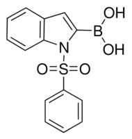 1-(Phenylsulfonyl)-2-indolylboronic acid chemical structure