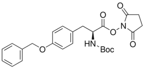 Boc-Tyr(Bzl)-OSu (C25H28N2O7) — chemical structure, CAS 34805-19-1; Chemical Synthesis, fine chemical supplied by Tech Serve Solutions