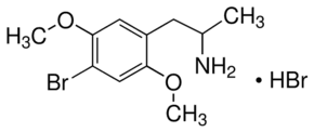 (±)-2,5-Dimethoxy-4-bromoamphetamine hydrobromide — chemical structure, CAS 53581-53-6; Biochemicals & Reagents, fine chemical supplied by Tech Serve Solutions