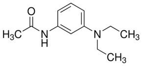 3-(N,N-Diethylamino)acetanilide — chemical structure, CAS 6375-46-8; Chemical Synthesis, fine chemical supplied by Tech Serve Solutions