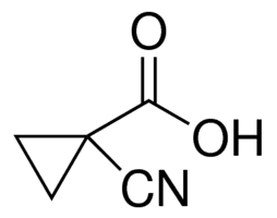 1-Cyano-1-cyclopropanecarboxylic acid (NCC3H4CO2H) — chemical structure, CAS 6914-79-0; Chemical Synthesis, fine chemical supplied by Tech Serve Solutions