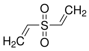 Divinyl sulfone — chemical structure, CAS 77-77-0; Chemical Synthesis, fine chemical supplied by Tech Serve Solutions