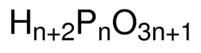 Polyphosphoric acid (Hn+2PnO3n+1) — chemical structure, CAS 8017-16-1; Acids & Bases, fine chemical supplied by Tech Serve Solutions