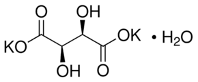 L-(+)Tartaric acid dipotassium salt (C4H4O6K2) — chemical structure, CAS 921-53-9; Chemical Synthesis, fine chemical supplied by Tech Serve Solutions